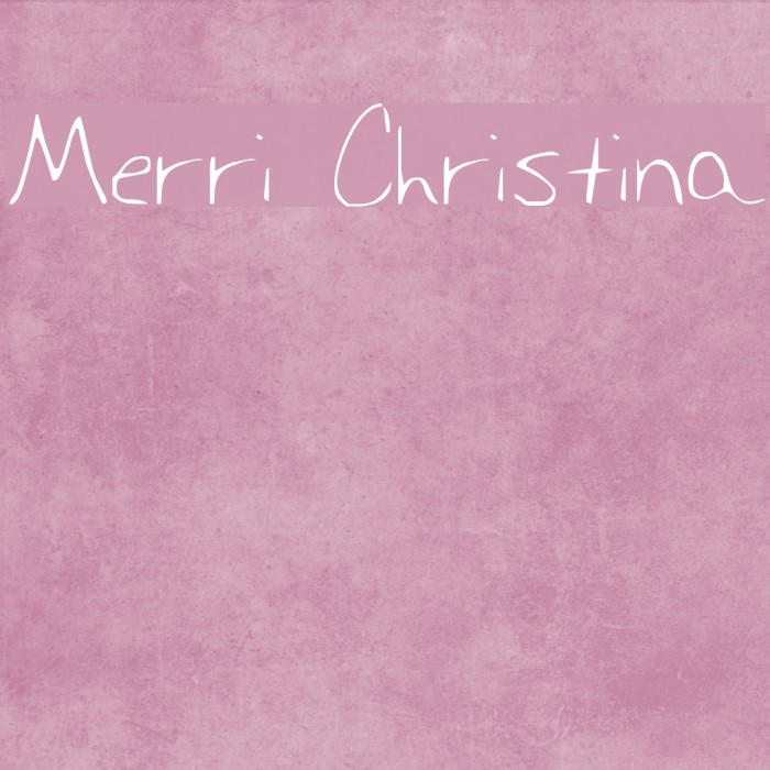 Merri Christina Example 2