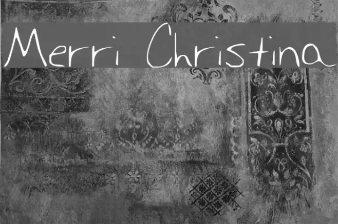 Merri Christina Font examples