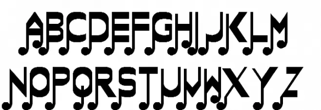 Merrie Melodies Schriftart Groß