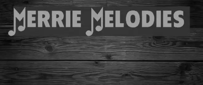 Merrie Melodies Font examples