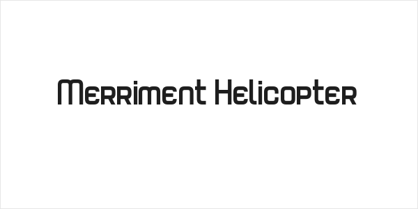 Merriment Helicopter Logo