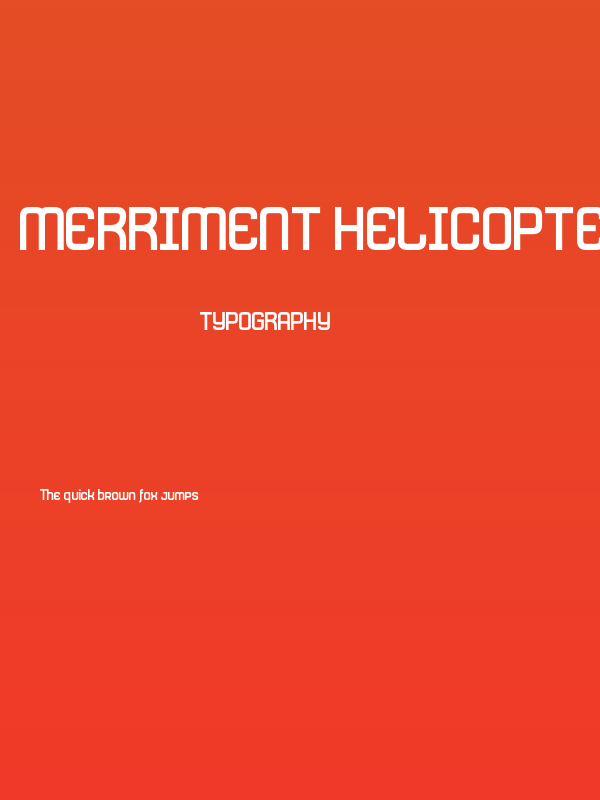 Merriment Helicopter Poster