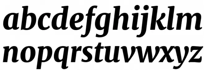Merriweather Black Italic Font Litere mici
