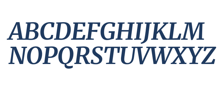 Merriweather Bold Italic1 Uppercase