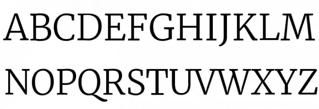 Merriweather Light Schriftart Groß