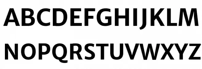 Merriweather Sans Bold Fonte MAIÚSCULAS
