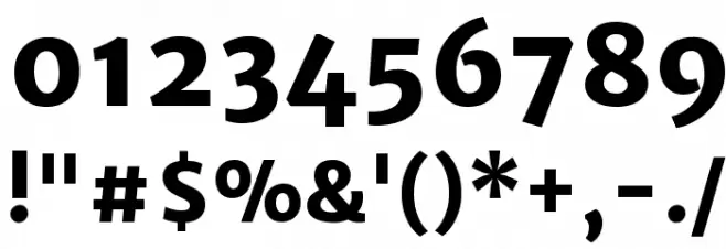 Merriweather Sans ExtraBold Font OTHER CHARS