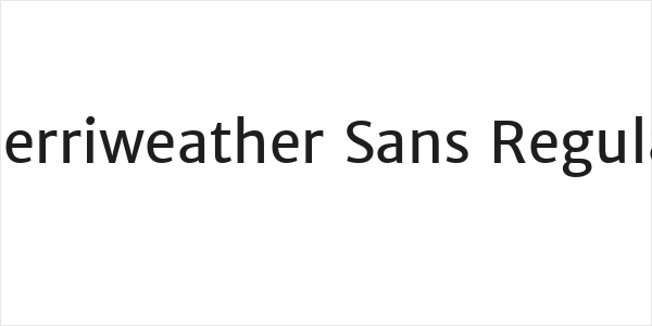 Merriweather Sans Regular Logo