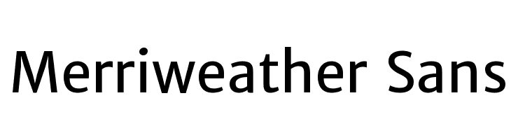 Merriweather Sans Font