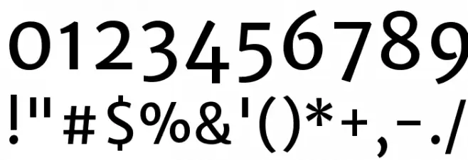 Merriweather Sans Font OTHER CHARS