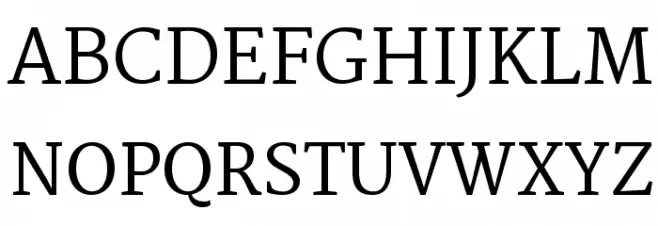 Merriweather フォント 大文字
