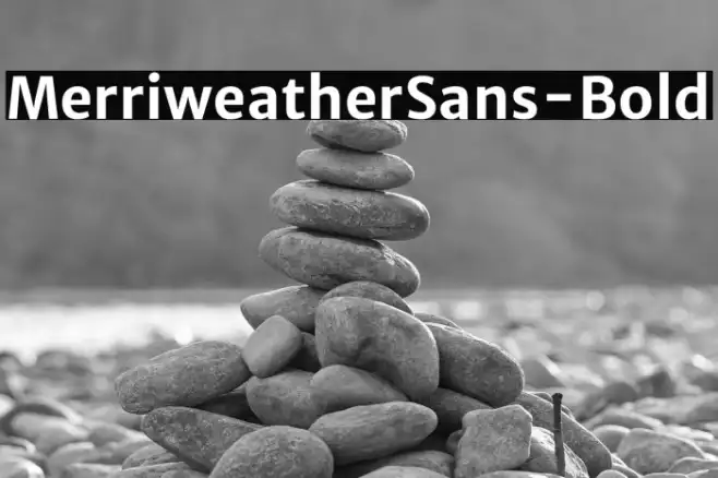 MerriweatherSans-Bold Example 2