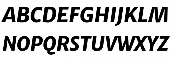MerriweatherSans-ExtraBldItalic Font Litere mari