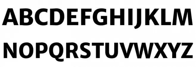 MerriweatherSans-ExtraBold Polices MAJUSCULES