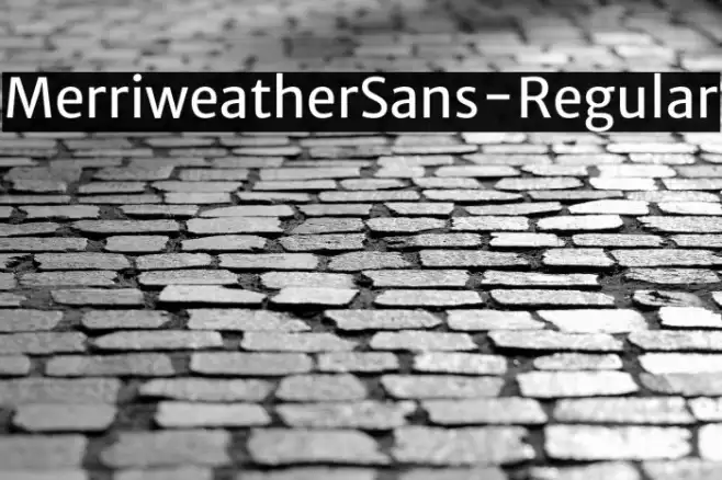 MerriweatherSans-Regular Example 3