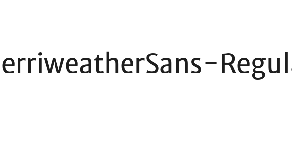 MerriweatherSans-Regular Logo