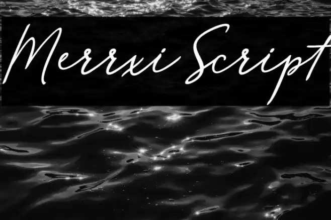 MerrxiScript Font examples