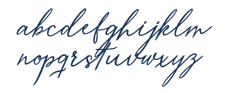 MerrxiScript Lowercase