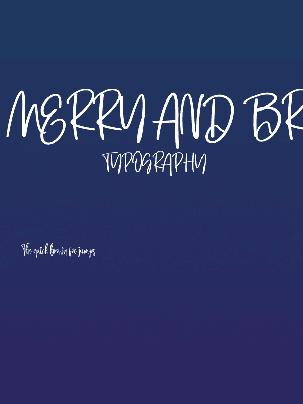 Merry And Bright Poster