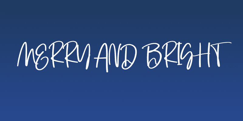 Merry And Bright Social Header
