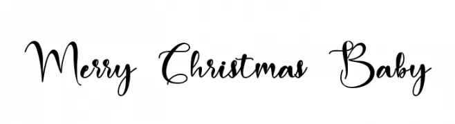 Merry Christmas Baby  baixar fontes gratis