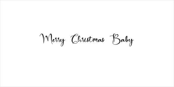 Merry Christmas Baby Logo