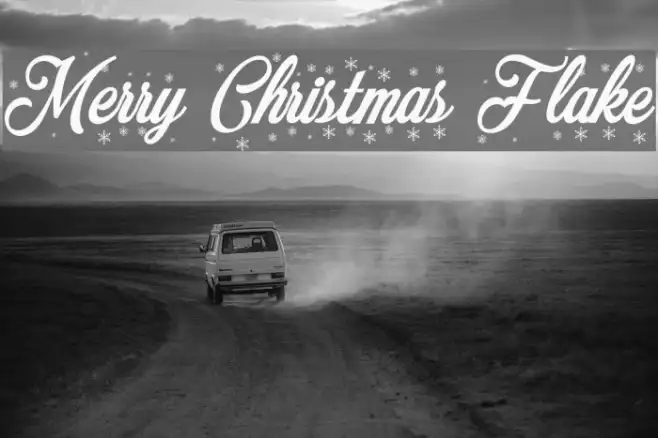Merry Christmas Flake Example 2