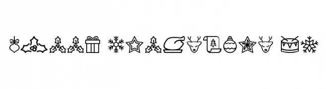 Merry Christmas Go  Fuentes Gratis Descargar