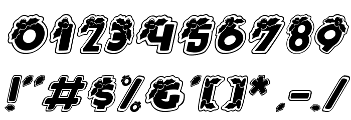 Merry Christmas Italic Font OTHER CHARS
