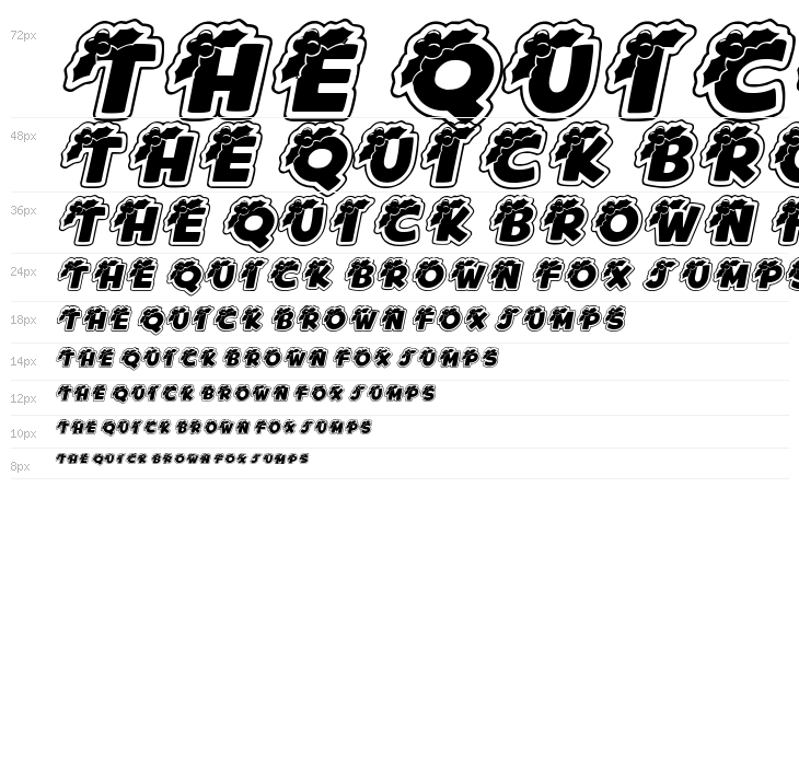 Merry Christmas Italic Waterfall