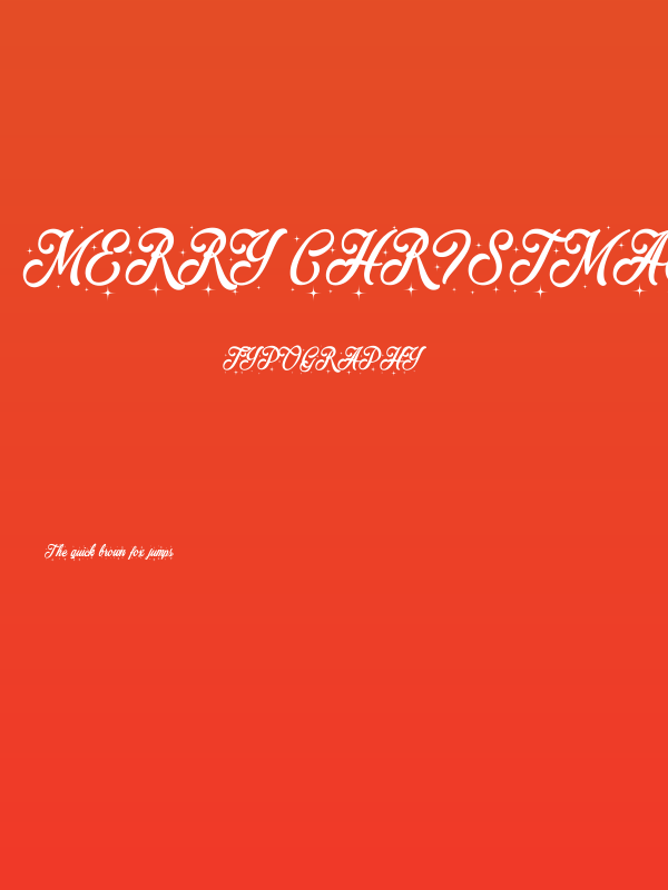 Merry Christmas Star Poster