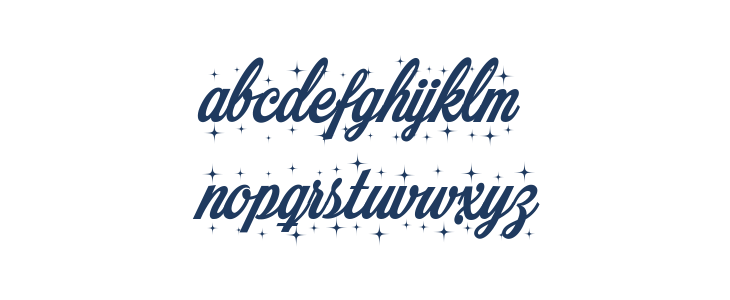 Merry Christmas Star Lowercase