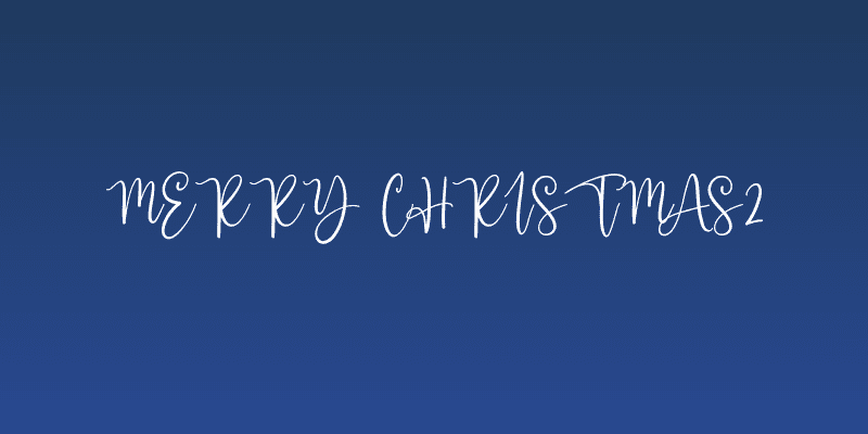 Merry Christmas2 Social Header