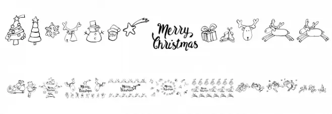 Merry Christmas_demo 字体 大写