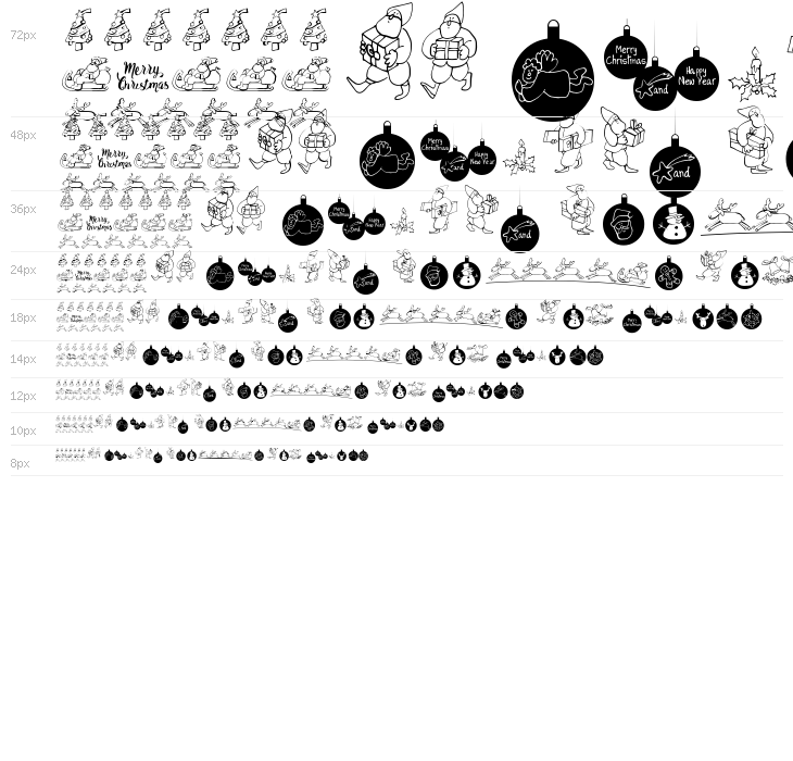 Merry Christmas Waterfall