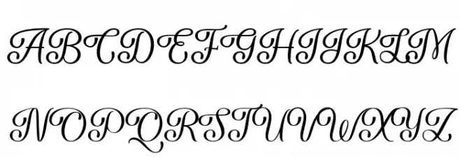 Merry Holiday Polices MAJUSCULES