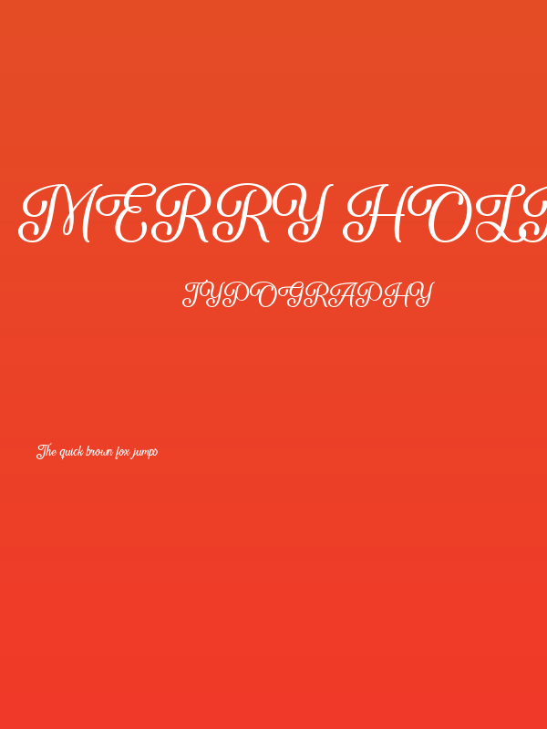 Merry Holiday Poster