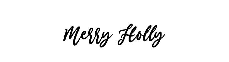 Merry Holly  Frei Schriftart Herunterladen