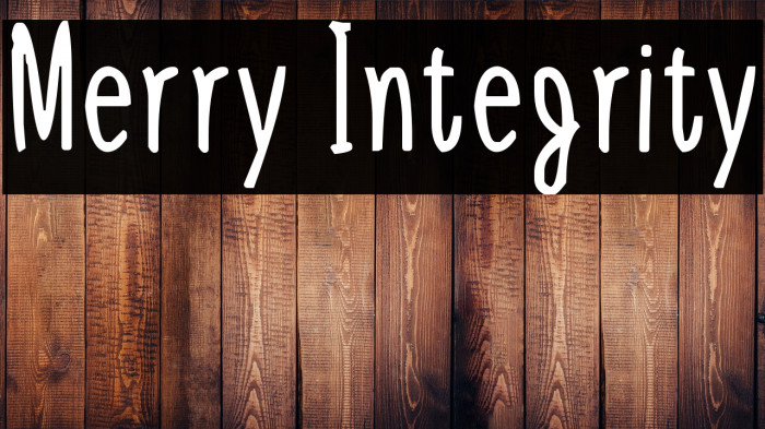 Merry Integrity Example 2