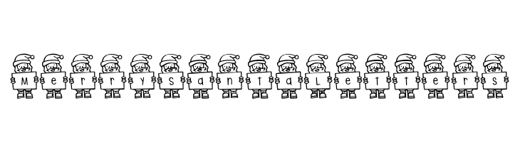 Merry Santa Letters  لخطوط تنزيل
