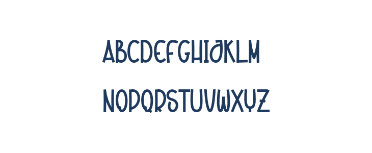 Merry Santa Uppercase