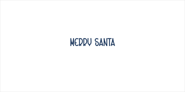 Merry Santa Logo