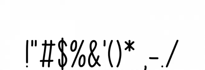 Merry Time Font OTHER CHARS