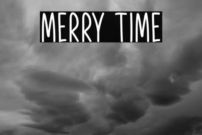 Merry Time Font examples