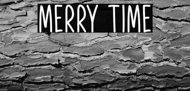 Merry Time Font examples