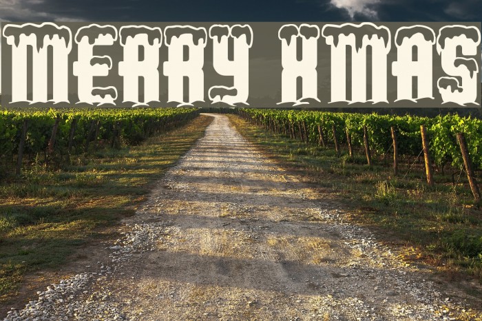 Merry Xmas Font examples