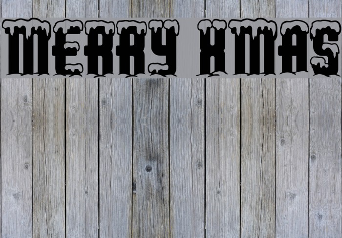 Merry Xmas Font examples