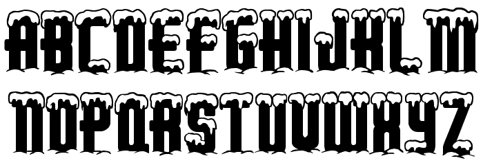 Merry Xmas Font LOWERCASE