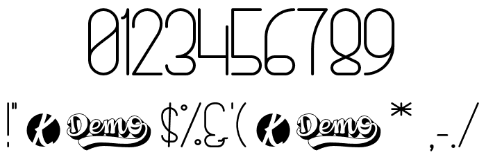 MerryCoupleDemo-SanSerif Font OTHER CHARS
