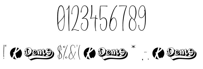 MerryCoupleDemo-Script Font OTHER CHARS